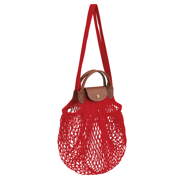 Le Pliage Filet L Mesh Bag - Red