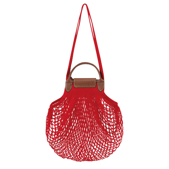 Le Pliage Filet L Mesh Bag - Red