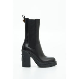 Short Boot Vlogo Block - Nero