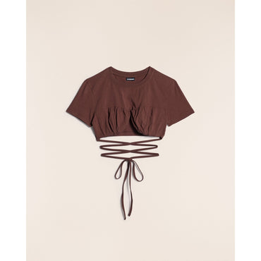 Women Le Tshirt Baci - Brown