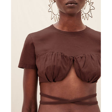 Women Le Tshirt Baci - Brown