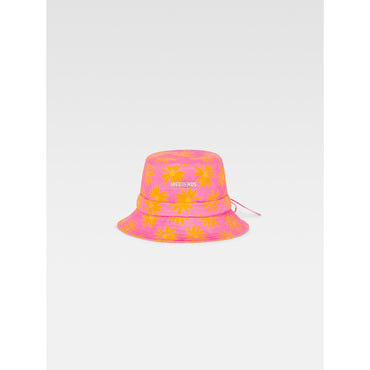 Unisex Le Bob Gadjo - Print Orange/Pink Flowers
