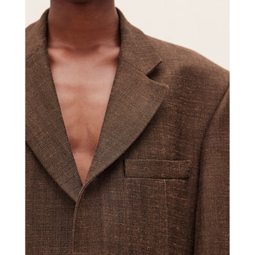 Women La Veste D Homme - Dark Brown