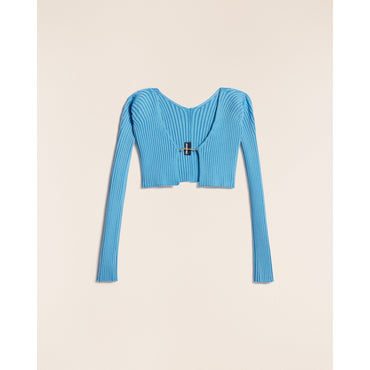 Women La Maille Pralu - Light Blue