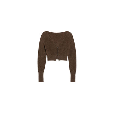 Women Le Cardigan Alzou - Dark Brown