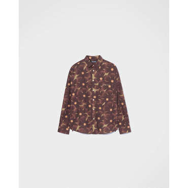 Men La Chemise Simon - Print Brown 7