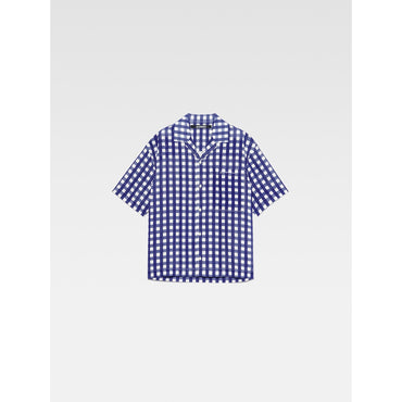 Men La Chemise Jean - Navy Checks
