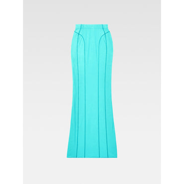 Women La Jupe Tuba - Turquoise