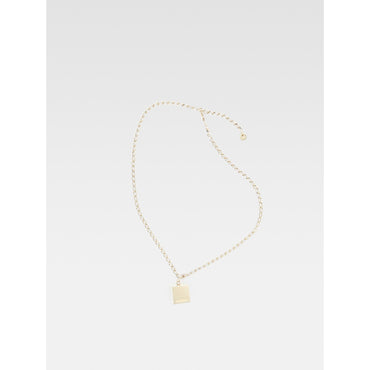 Unisex La Chaine Cube - Light Gold