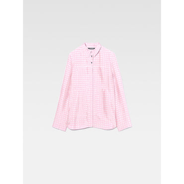 Women La Chemise Passio - Pink Checks