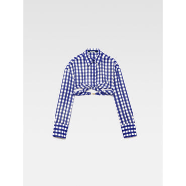 Women La Chemise Vichy - Navy Checks