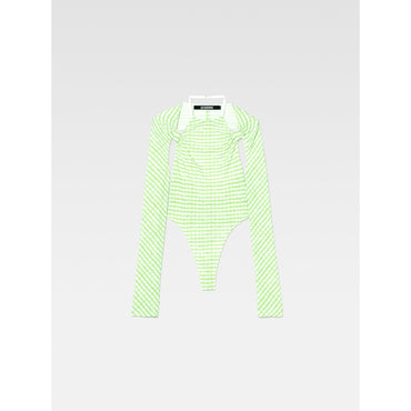 Women Le Body Nodi - Green Checks
