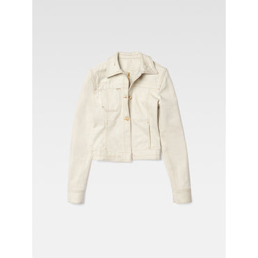 Women La Veste De Nimes Papier - Off White/Light Beige