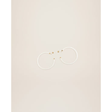 Women Les Creoles Platre - White