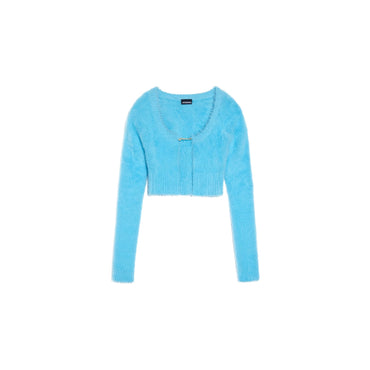 Women La Maille Neve Manches Lo - Blue