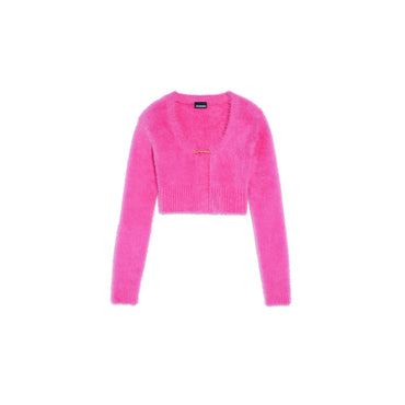 Women La Maille Neve Manches Lo - Pink