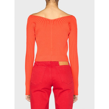 Women La Maille Pralu Longue - Light Orange