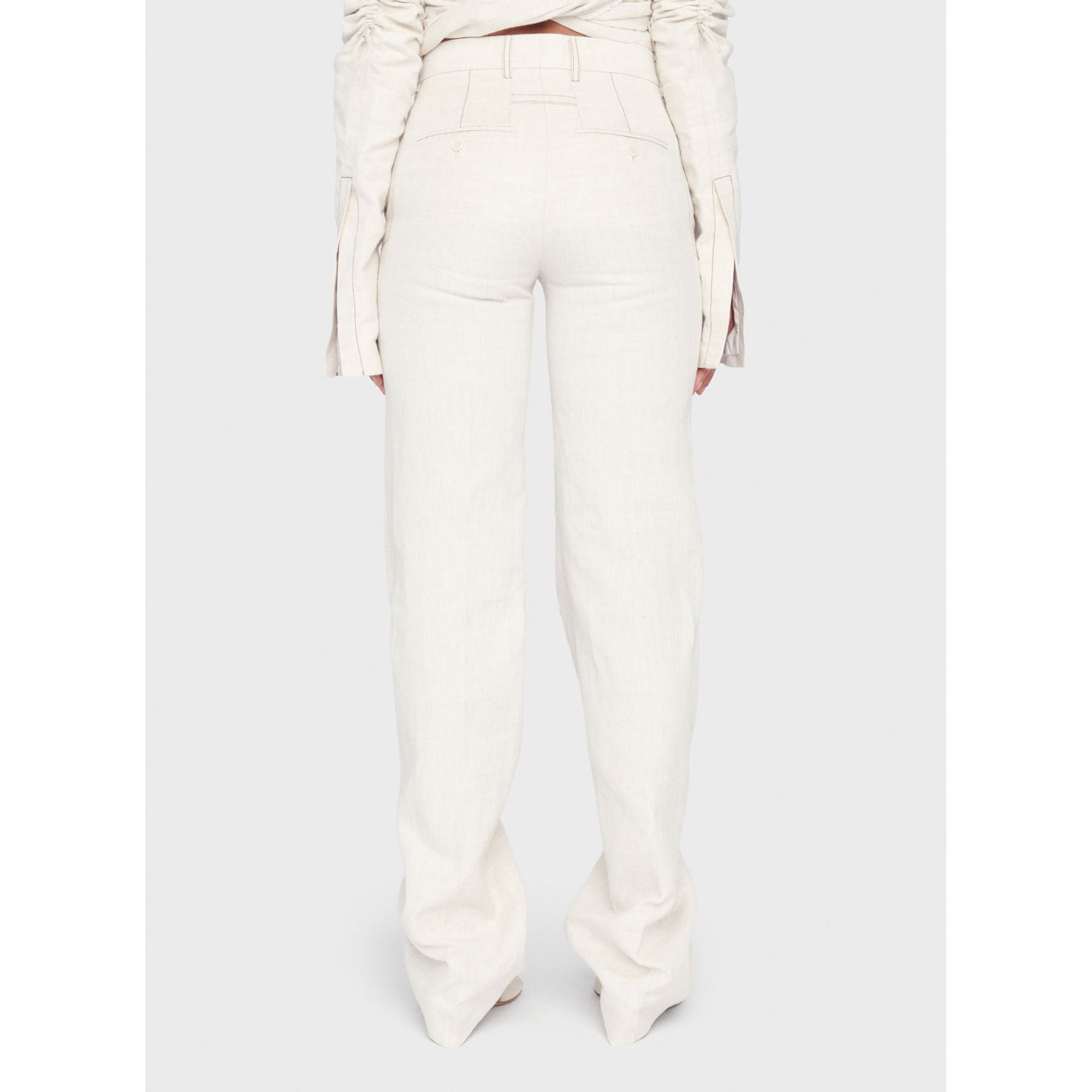 Women Le Pantalon Camargue - Light Beige