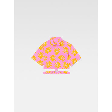 Men La Chemise Fleurs - Print Orange/Pink Flowers