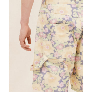 Men Le Short Panni - Print Yellow Flowers