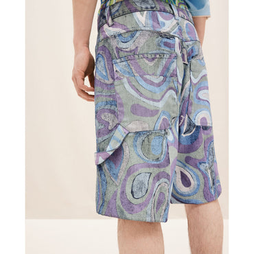 Men Le Short Panni - Print Faded Paisley