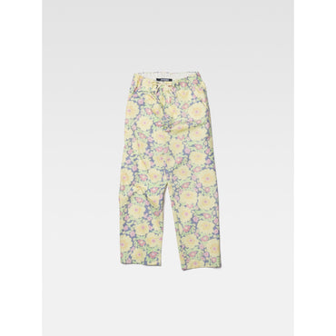 Men Le Pantalon Taiolo - Print Yellow Flowers