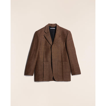 Women La Veste D Homme - Dark Brown