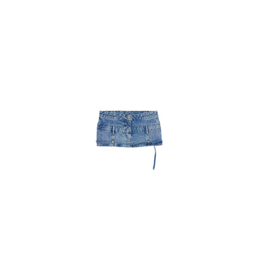 Women La Mini De Nimes Criollo - Light Blue/Tabac