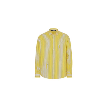 Men La Chemise Simon - Print Twisted Stripes Yel