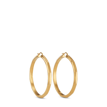 Diamond Chn Hoops/M - Metallic