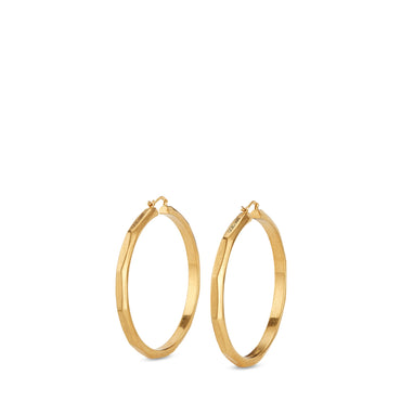 Diamond Chn Hoops/M - Metallic