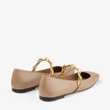Diamond Tilda Flat - Brown/Beige