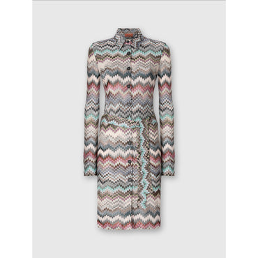Snake Shirt Dress - Multi