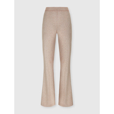 Straight Leg Trousers - Rose Gold