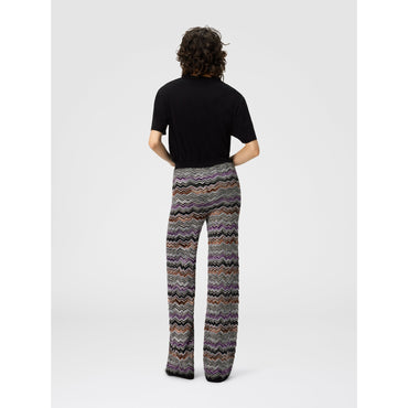 English Rib Knit Trousers - Multi