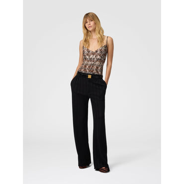 Raschel Lace Top - Brown
