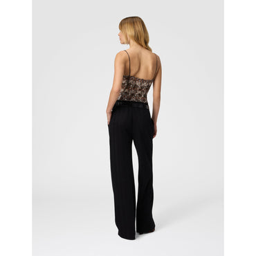 Raschel Lace Top - Brown