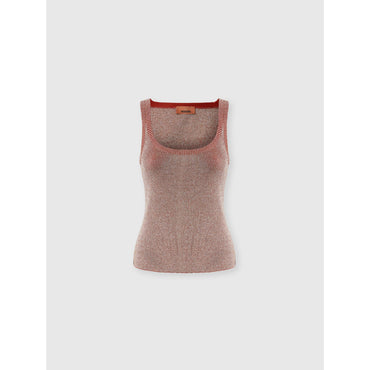 Metallic Singlet Top - Rose Gold