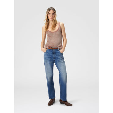 Metallic Singlet Top - Rose Gold