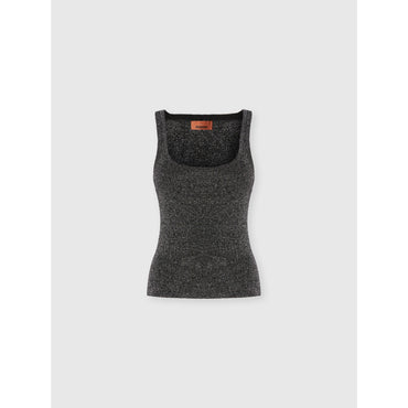 Metallic Singlet Top - Silver
