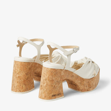 Heloise Wedge 95 - Brown/Beige