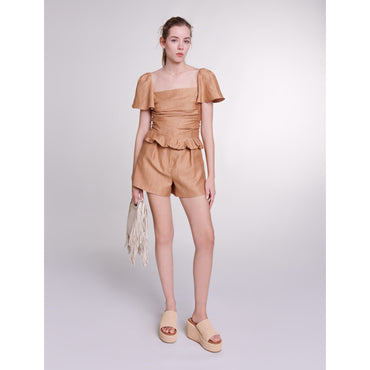 Lostan Top - Brown