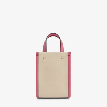Mini N/S Tote - Brown/Beige