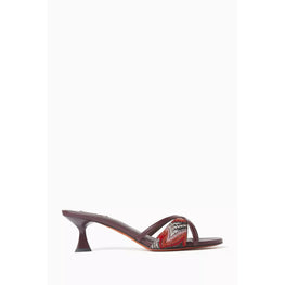 Kate Kitten Sandal - Raschel Lame Multi Red