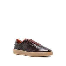 Anne Sneaker - Naplak Patent Leather Burgundy
