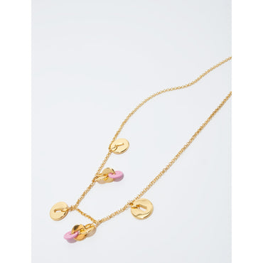 Nsequinnecklace Necklace - Gold