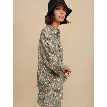 Cakita Shirt - Roses Button