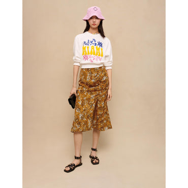 Jipard Skirt - Bege Leopard