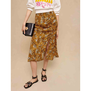 Jipard Skirt - Bege Leopard