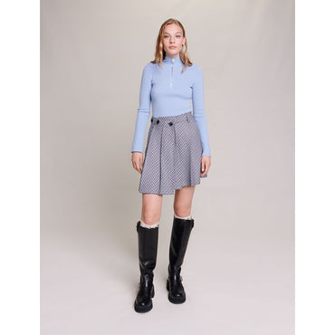 Jeedoma Skirt - Blue / Grey